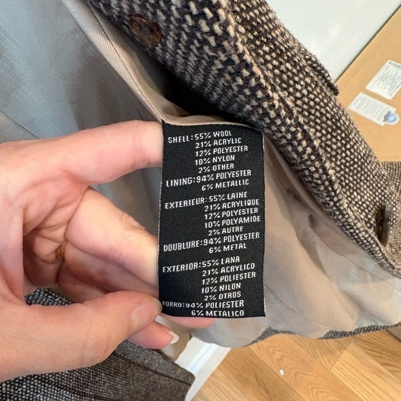 BCBG MaxAzaria Wool Pea Coat - Picture 5 of 9